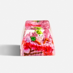 Pokemon - Shaymin Artisan Keycap Breakwooden 2