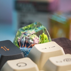 Pokemon - Shaymin Artisan Keycap Breakwooden 4