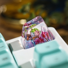 Pokemon - Shaymin Artisan Keycap Breakwooden 5