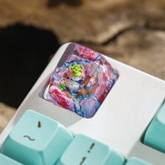 Pokemon - Shaymin Artisan Keycap Breakwooden 5