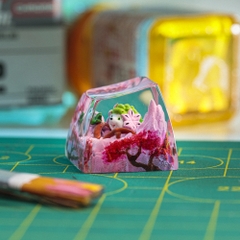 Pokemon - Shaymin Artisan Keycap Breakwooden 6