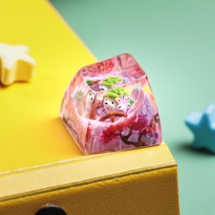 Pokemon - Shaymin Artisan Keycap Breakwooden 8