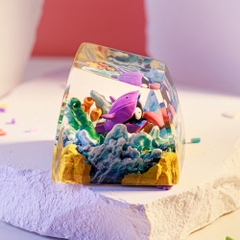 Pokemon - Shellder Artisan Keycap Breakwooden