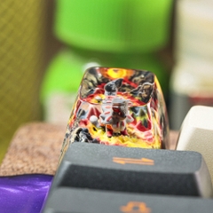 Pokemon - Shinny Arcanine Artisan Keycap Breakwooden