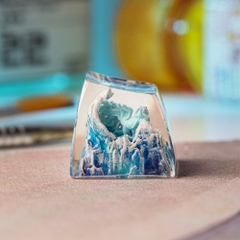 Pokemon - Shiny Ninetales Artisan Keycap Breakwooden 3