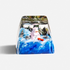 Pokemon - Slowbro Artisan Keycap Breakwooden