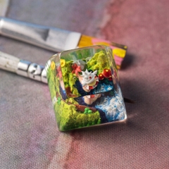 Pokemon - Slowking Artisan Keycap Breakwooden