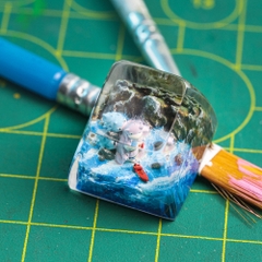 Pokemon - Slowpoke Artisan Keycap Breakwooden 2