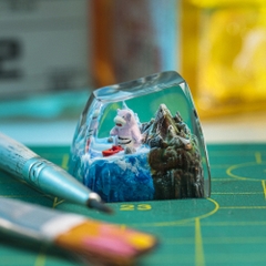 Pokemon - Slowpoke Artisan Keycap Breakwooden 2