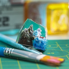 Pokemon - Slowpoke Artisan Keycap Breakwooden 2