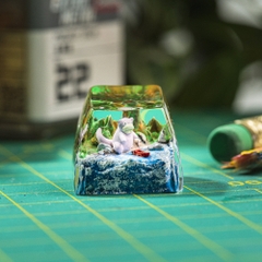 Pokemon - Slowpoke Artisan Keycap Breakwooden 3
