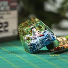 Pokemon - Slowpoke Artisan Keycap Breakwooden 3