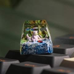 Pokemon - Slowpoke Artisan Keycap Breakwooden 4