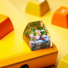 Pokemon - Slowpoke Artisan Keycap Breakwooden 5