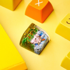 Pokemon - Slowpoke Artisan Keycap Breakwooden 5