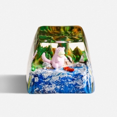 Pokemon - Slowpoke Artisan Keycap Breakwooden 6