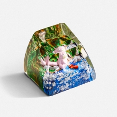 Pokemon - Slowpoke Artisan Keycap Breakwooden 6
