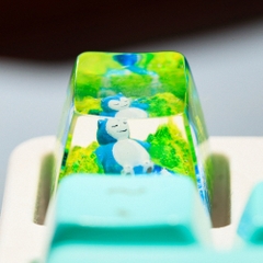 Pokemon - Snolax Artisan Keycap Breakwooden 9