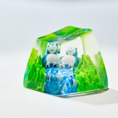 Pokemon - Snolax Artisan Keycap Breakwooden 9