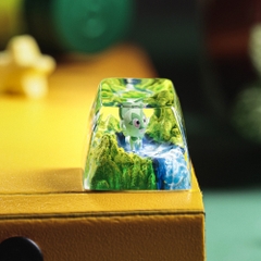 Pokemon - Sprigatito Artisan Keycap Breakwooden 3