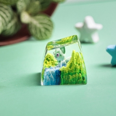 Pokemon - Sprigatito Artisan Keycap Breakwooden 3