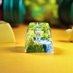 Pokemon - Sprigatito Artisan Keycap Breakwooden 3