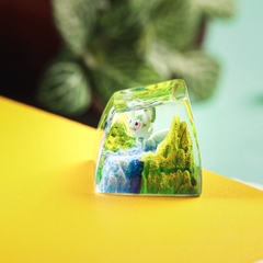 Pokemon - Sprigatito Artisan Keycap Breakwooden 3