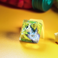 Pokemon - Sprigatito Artisan Keycap Breakwooden 3