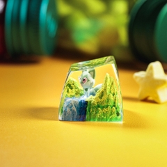 Pokemon - Sprigatito Artisan Keycap Breakwooden 3