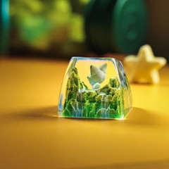 Pokemon - Sprigatito Artisan Keycap Breakwooden 3