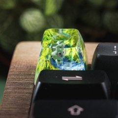 Pokemon - Sprigatito Artisan Keycap Breakwooden 4