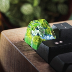 Pokemon - Sprigatito Artisan Keycap Breakwooden 4