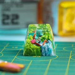 Pokemon - Squirtle Artisan Keycap Breakwooden