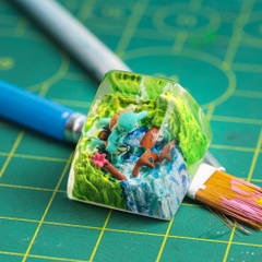 Pokemon - Squirtle Artisan Keycap Breakwooden