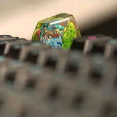 Pokemon - Squirtle Artisan Keycap Breakwooden 10