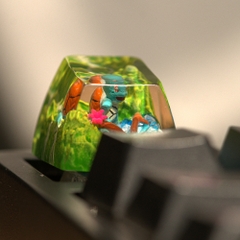 Pokemon - Squirtle Artisan Keycap Breakwooden 10