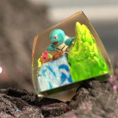 Pokemon - Squirtle Artisan Keycap Breakwooden 11