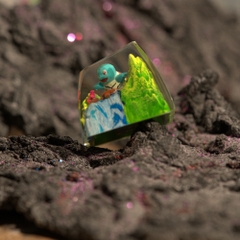 Pokemon - Squirtle Artisan Keycap Breakwooden 11