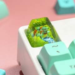 Pokemon - Squirtle Artisan Keycap Breakwooden 13
