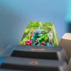 Pokemon - Squirtle Artisan Keycap Breakwooden 15