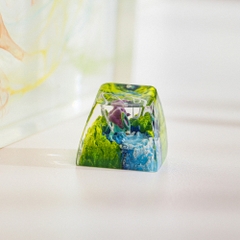 Pokemon - Suicune Artisan Keycap Breakwooden