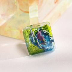 Pokemon - Suicune Artisan Keycap Breakwooden