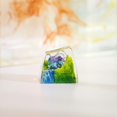 Pokemon - Suicune Artisan Keycap Breakwooden