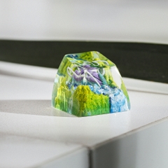 Pokemon - Suicune Artisan Keycap Breakwooden