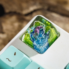 Pokemon - Suicune Artisan Keycap Breakwooden 2