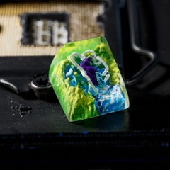 Pokemon - Suicune Artisan Keycap Breakwooden 3