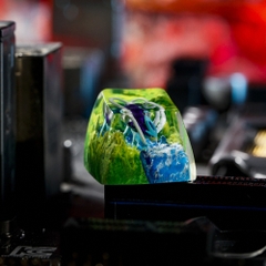 Pokemon - Suicune Artisan Keycap Breakwooden 3