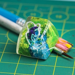 Pokemon - Suicune Artisan Keycap Breakwooden 4