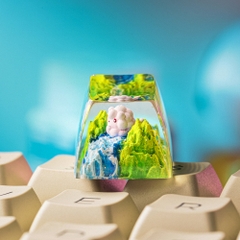 Pokemon - Swirlix Artisan Keycap Breakwooden 2