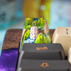 Pokemon - Swirlix Artisan Keycap Breakwooden 2